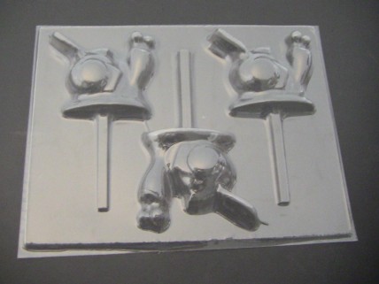 473sp Slow Snail Chocolate or Hard Candy Lollipop Mold